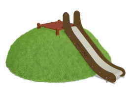 Terénní skluzavka 120 s podestou