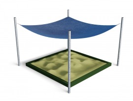 Pískoviště s plachtou 3 x 3 m