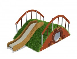 Tunel žába se skluzavkou